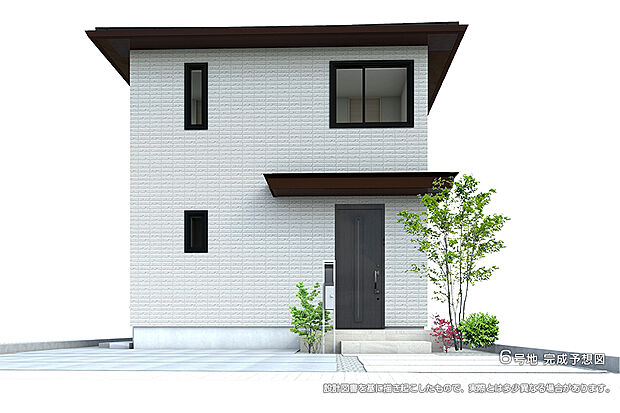 【6号地 庭・外構】完成予想図