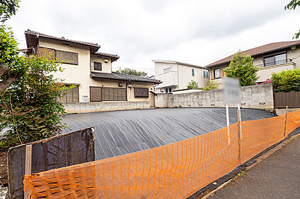 1号地 前面道路含む現地写真