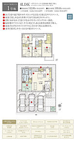 間取・外構植栽図は設計図書を基に描き起こしたもので実際とは多少異なる場合があります。 家具・家電・備品・車等は価格に含まれません。 