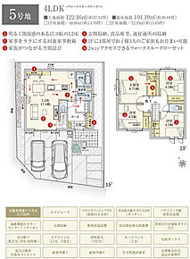 間取・外構植栽図は設計図書を基に描き起こしたもので実際とは多少異なる場合があります。 家具・家電・備品・車両等は価格に含まれません。 