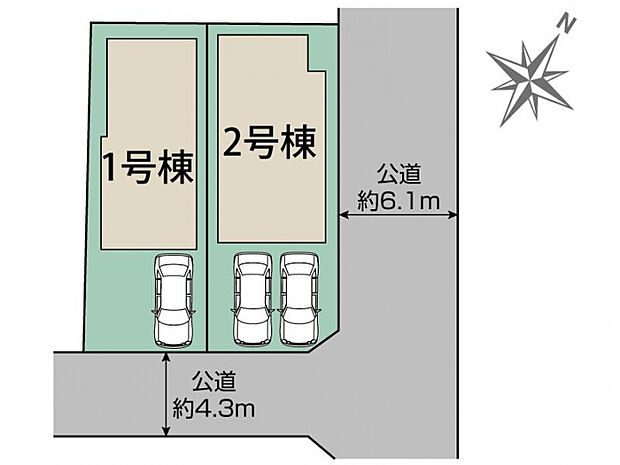相模原市南区相模台6丁目2棟 区画図