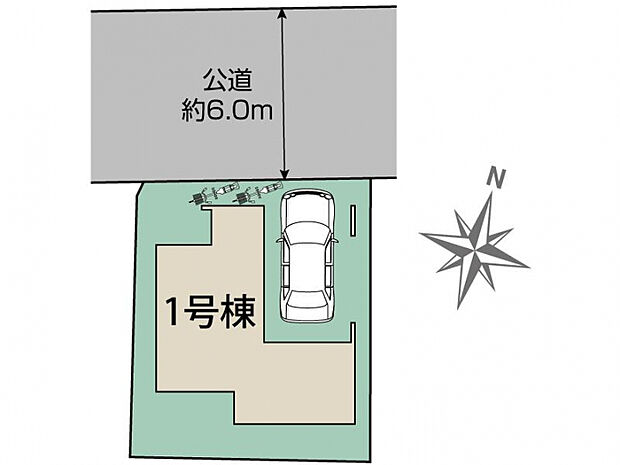 相模原市中央区千代田6丁目1棟 区画図