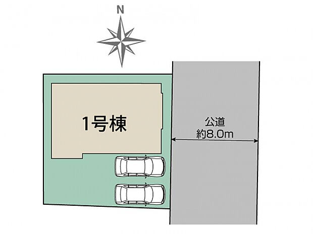 平塚市ふじみ野1丁目3期1棟 区画図