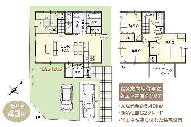 【3号地・自由設計(プラン例)】設計士がオンリーワンの住まいづくりをフルサポート!理想の住まいをつくりませんか?