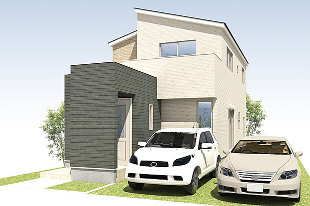 【4号地モデルハウス/外観イメージ】只今建築中！お気軽にお問い合わせください。