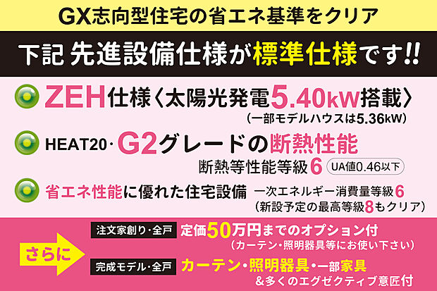 【先進設備仕様が全戸無料標準】