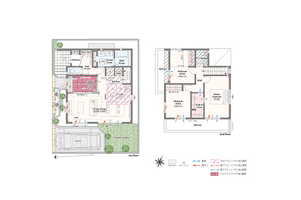 【3LDK(4LDK対応可※別途有償)】3LDK(4LDK対応可※別途有償)+土間収納+パントリー+リネン庫+ウォークインクローゼット