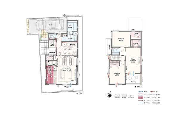 【3LDK(2LDK対応可※別途有償)】3LDK(2LDK対応可※別途有償)+ファミリーラウンジ+土間収納+パントリー+リネン庫+2ウォークインクローゼット