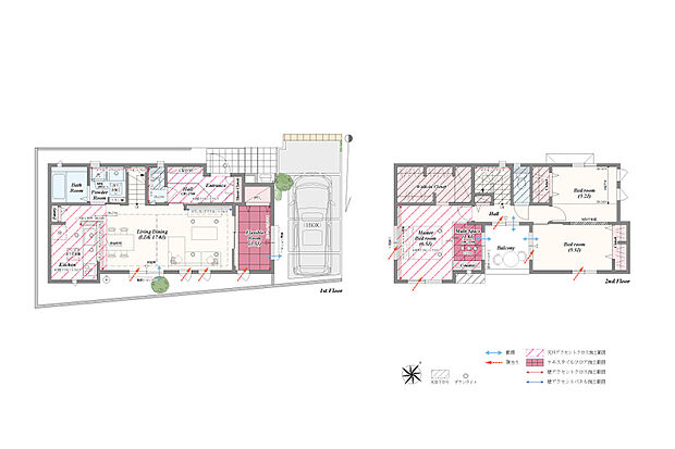 【4LDK（3LDK対応可※別途有償）】4LDK（3LDK対応可※別途有償）＋マルチスペース＋土間収納＋パントリー＋リネン庫＋ウォークインクローゼット