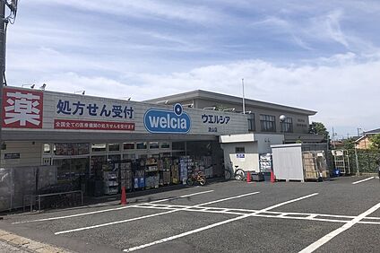 ウエルシア流山店（現地より徒歩11分） 約830m