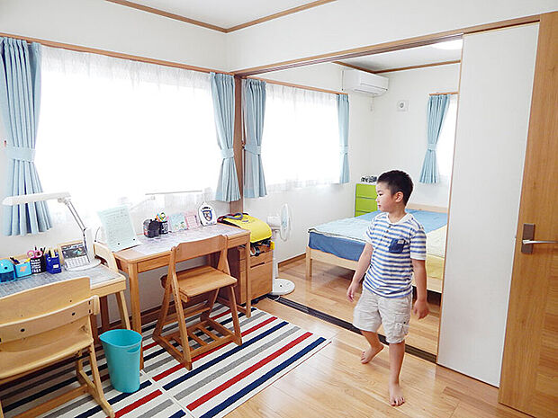 【施工事例】お子様の成長を見据えた未来壁採用の子供部屋