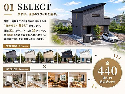「理想のスタイルを選ぶ」