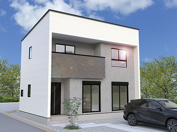 【3号棟外観完成予想図】※パースは設計図面を基にした完成予想図です。