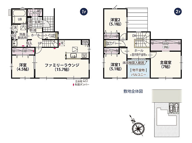 【1号棟　間取り図】