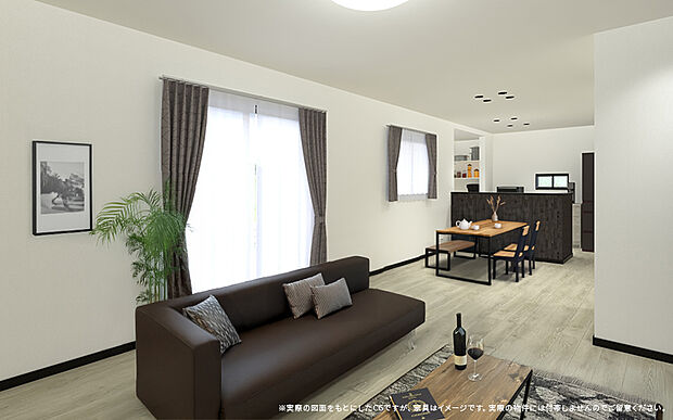 【【2号棟 LDKイメージ】】【1号棟 LDKイメージ】