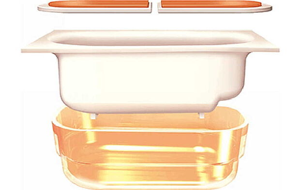 【断熱浴槽】お湯が冷めにくい浴槽保温材で暖かさを長時間キープします。※物件によりフタの種類は異なります。( 組みフタ・巻きフタ )