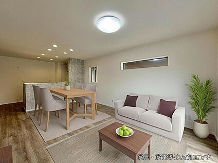 【2号棟 LDK】