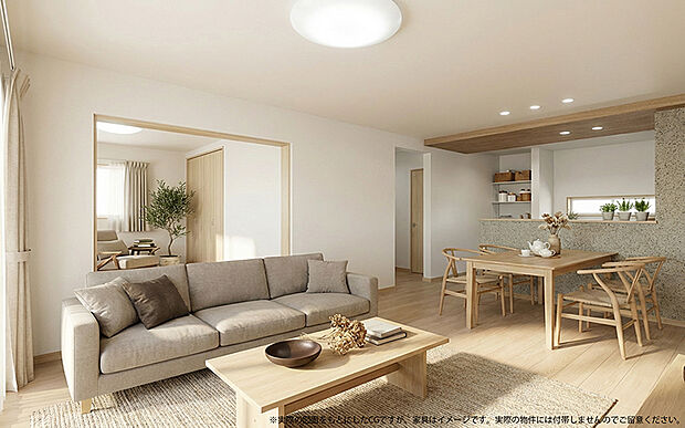 【【2号棟内観完成予想図】】※パースは設計図面を基にした完成予想図です。