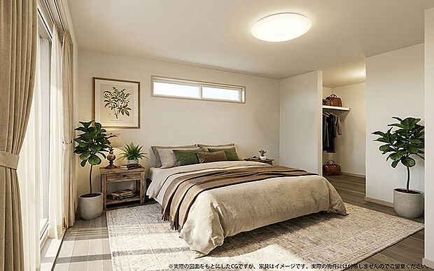 【【2号棟内観完成予想図】】※パースは設計図面を基にした完成予想図です。