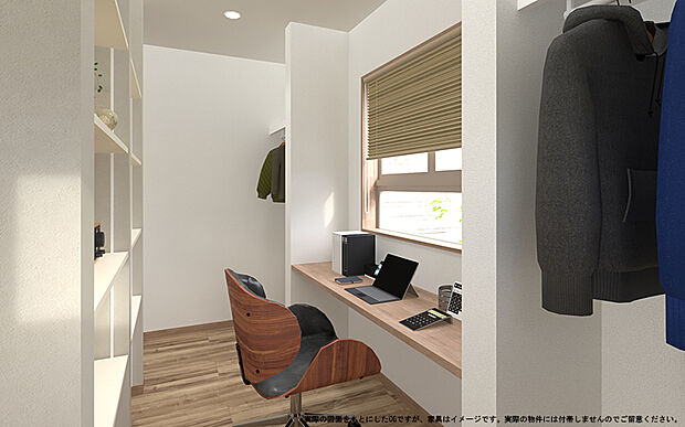 【【2号棟　ワークスペース　イメージパース】】※画像は設計図面を基に作成したイメージです。