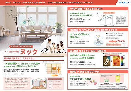 【ガス温水床暖房「ヌック」】