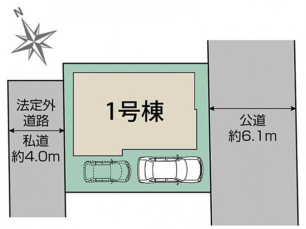 千葉市若葉区桜木3丁目1棟 区画図