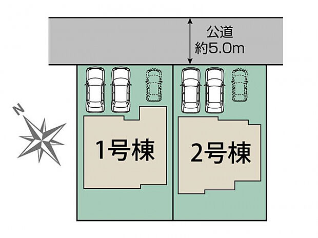四街道市旭ケ丘2丁目3期2棟 区画図