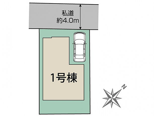 八千代市八千代台北12丁目1棟 区画図
