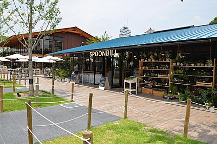 てんしば 約2500m(徒歩32分)