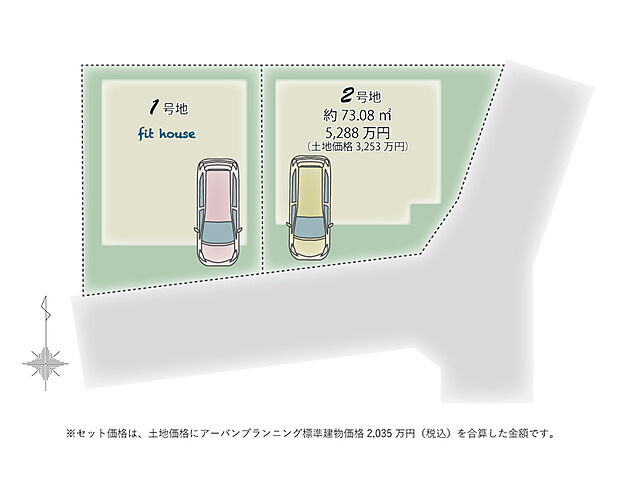 【区画図】
スーパーやドラッグストアの併設する複合施設や、ファミリー向けの飲食店まで近く、子育て世帯にも安心の環境が揃います。