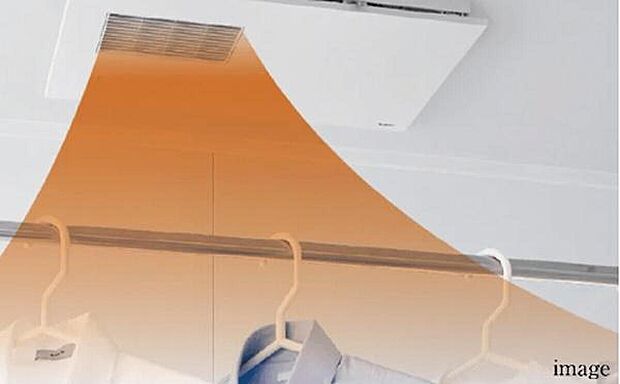 【浴室換気暖房乾燥機】お手入れをしやすくするため、表面パネルを抗菌・防カビ仕様に。暖房、衣類乾燥、換気、涼風と1台4役。お風呂場の困ったを解決します。