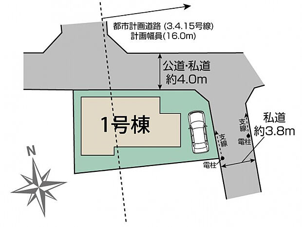 小金井市貫井南町4丁目2期1棟 区画図