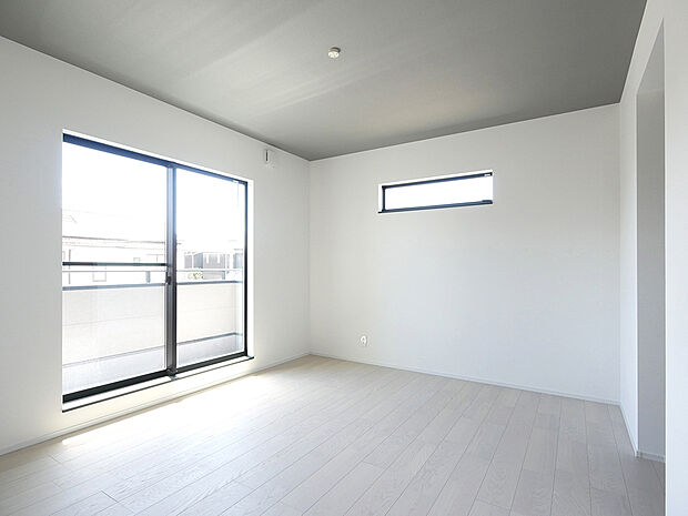 【3加古川町備後A号地:主寝室】落ち着いたトーンの主寝室。