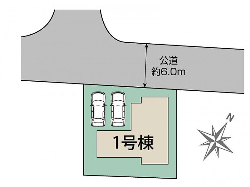 柏市加賀3丁目1棟 区画図