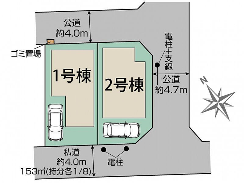 八千代市八千代台北4丁目2棟 区画図