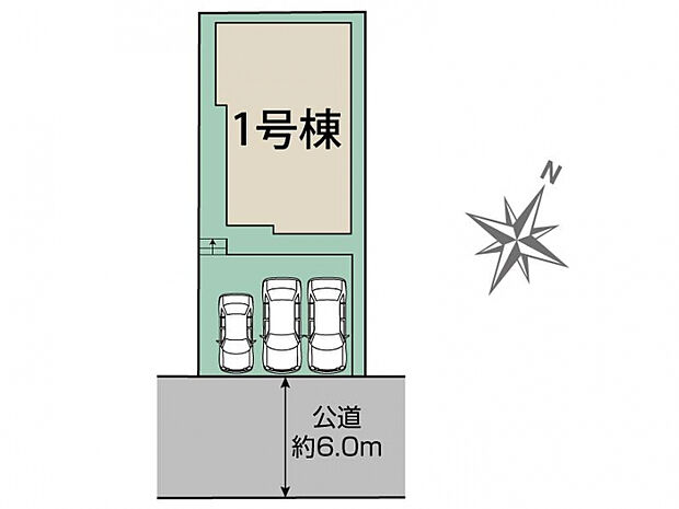 市川市本北方3丁目1棟 区画図