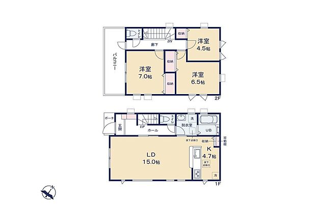 間取図/2号棟