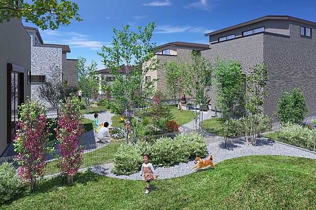 4 PLAN SCENE/4つの庭と個性を育む街