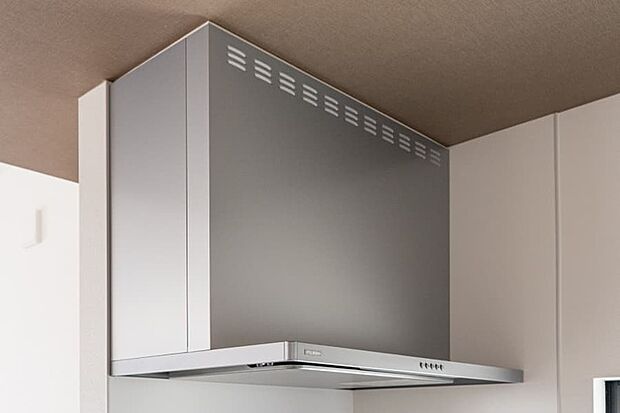 【【スリム型サイドフード】】調理中に発生する油や煙、臭いなどを吸い込み、屋外へ排気してキッチンをきれいに保ちます。気軽にお手入れできてスタイリッシュなデザインのレンジフードです。