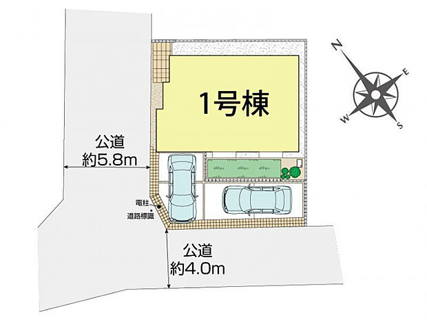 横浜市南区中里3丁目1棟 区画図