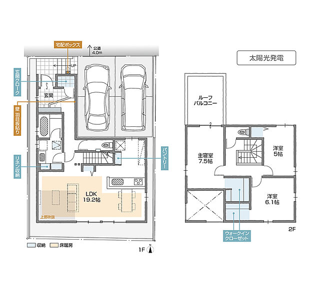 (A棟)、価格3590万円、3LDK、土地面積117.69m2、建物面積103.53m2 
