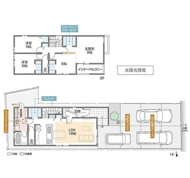 【C棟】価格4390万円、3LDK+S、土地面積148.48m2、建物面積109.51m2
