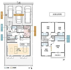 4LDK＋WIC＋ランドリールーム＋玄関クローク 