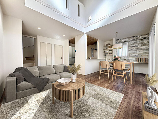 【1号棟/LDK（17.75帖）】　