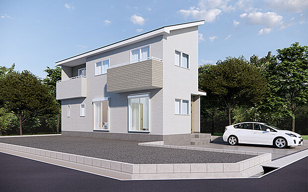 完成予想図:外観(1号棟)