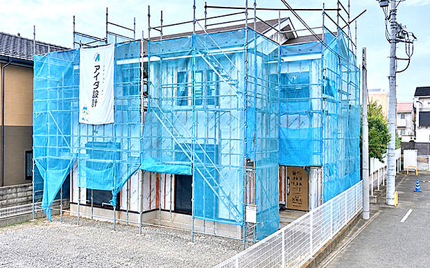 現地写真:建築中(1号棟)