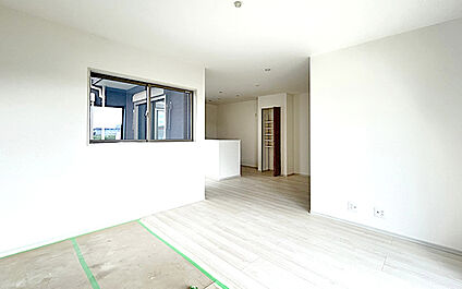 施工中写真:LDK(2号棟)