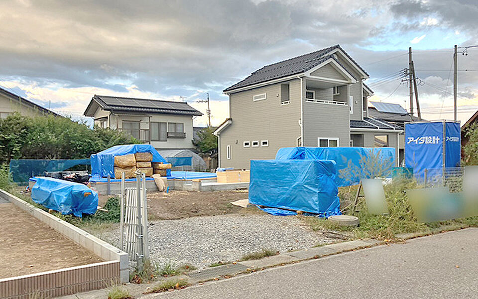 現地写真：基礎工事中（3号棟）