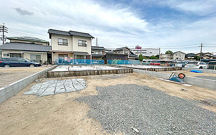 現地写真：基礎工事中（2号棟）