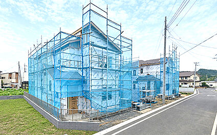 現地写真：建築中（1・2号棟）